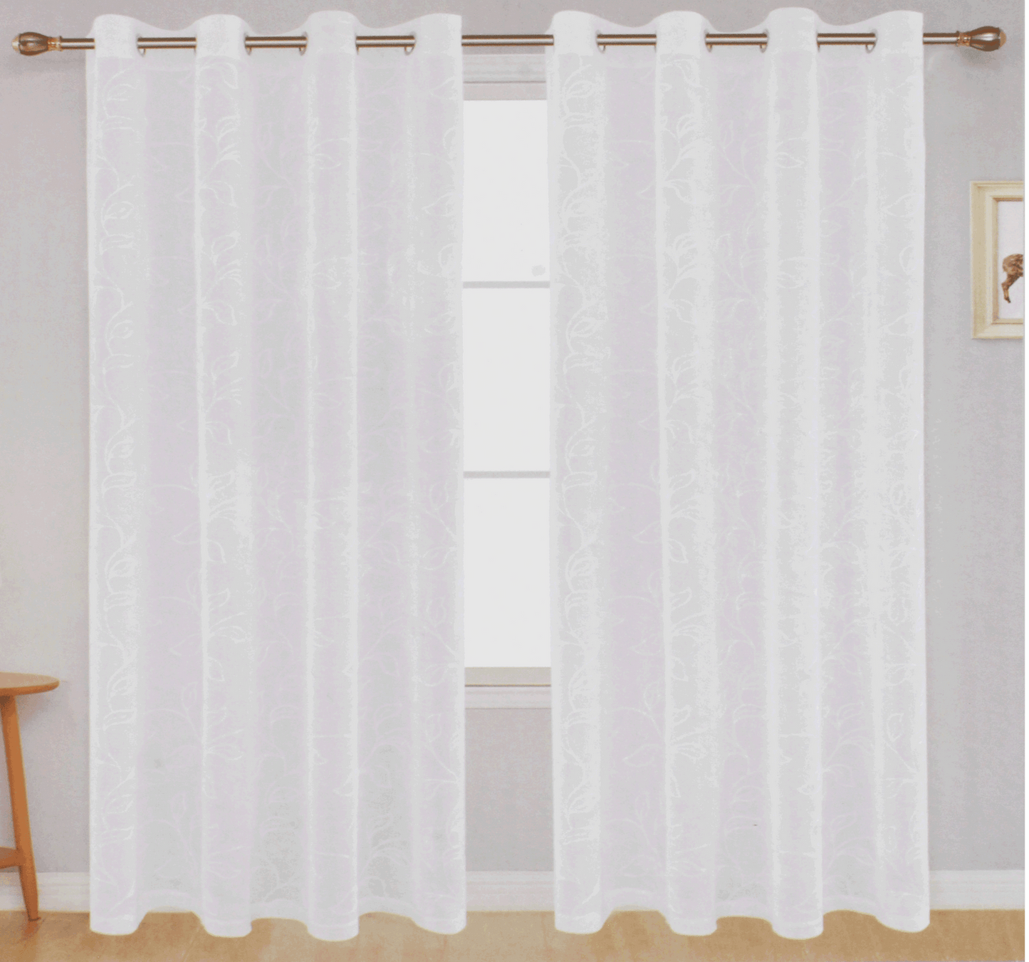Shelly Sheer Embroidery Curtain