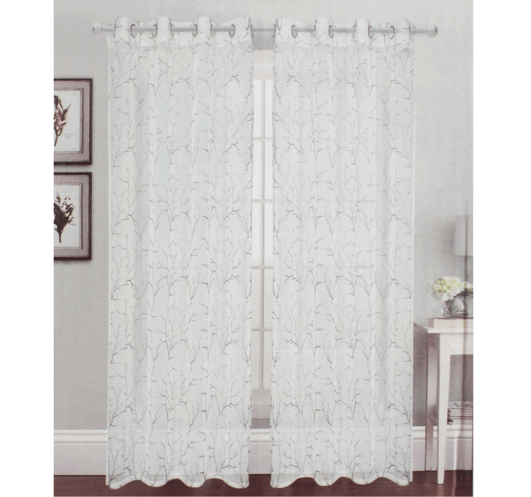 Angel Sheer Embroidery Curtain