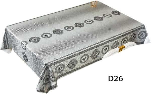 Patterned Plastic Tablecloth