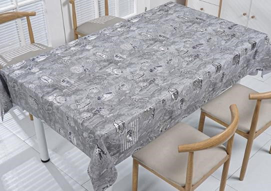 Patterned Plastic Tablecloth