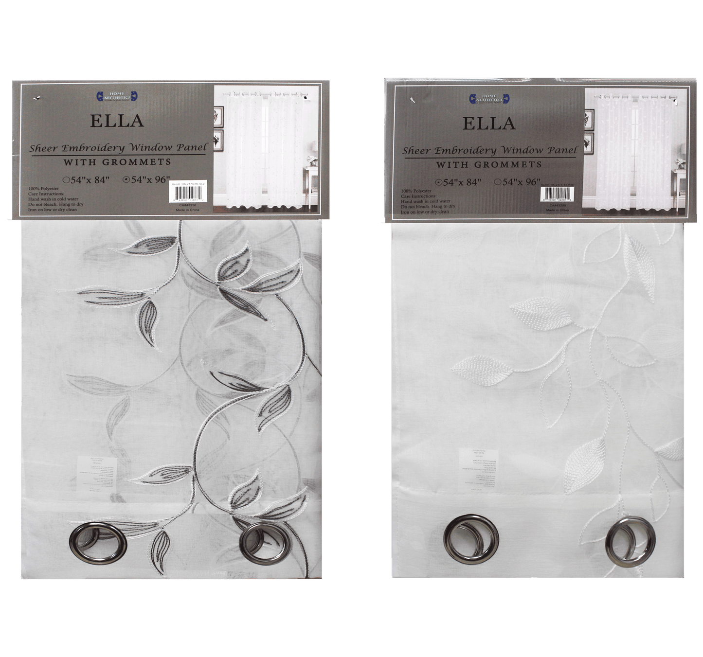 Ella Sheer Embroidery Curtain