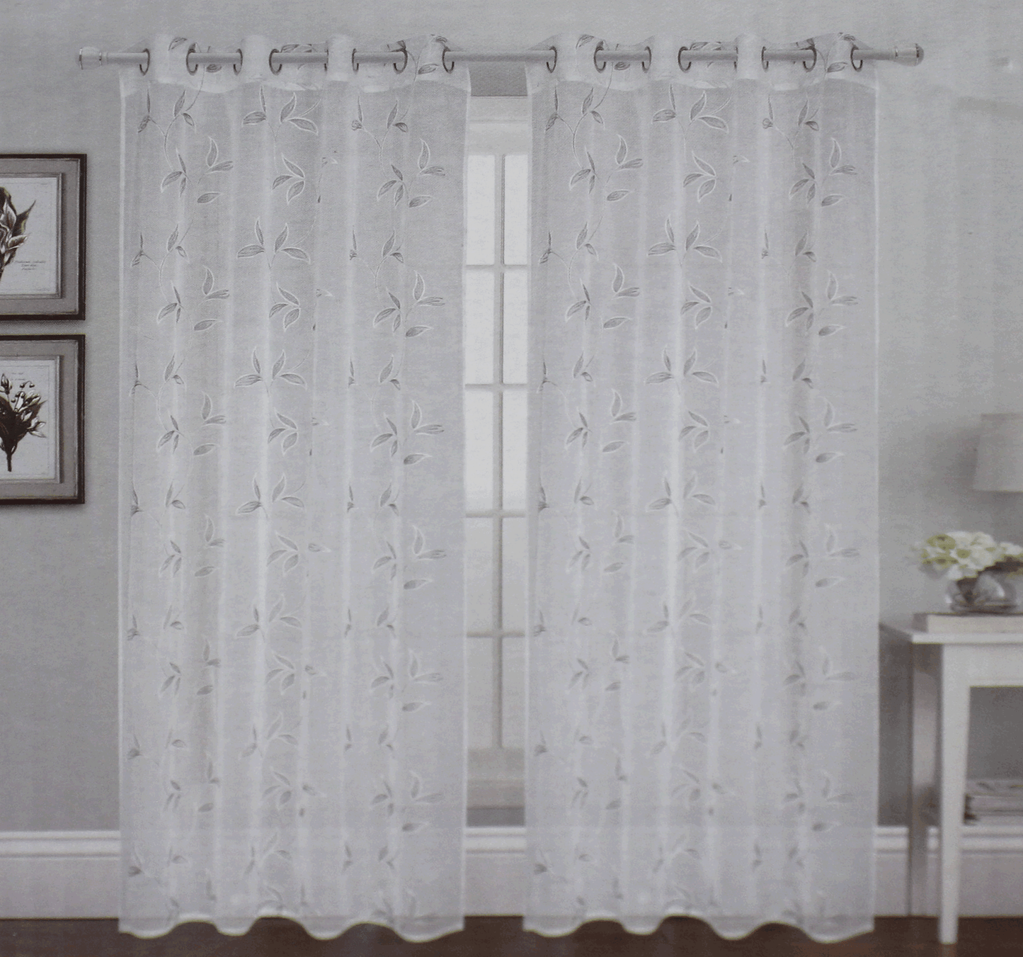 Ella Sheer Embroidery Curtain