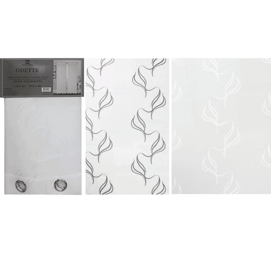 Odette Sheer Embroidery Curtain