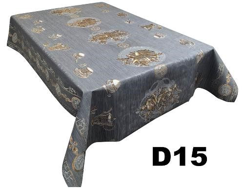 Patterned Plastic Tablecloth