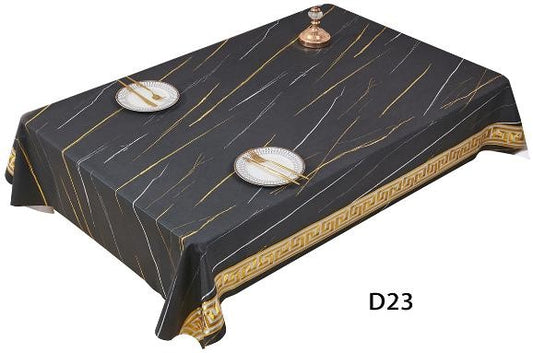Patterned Plastic Tablecloth