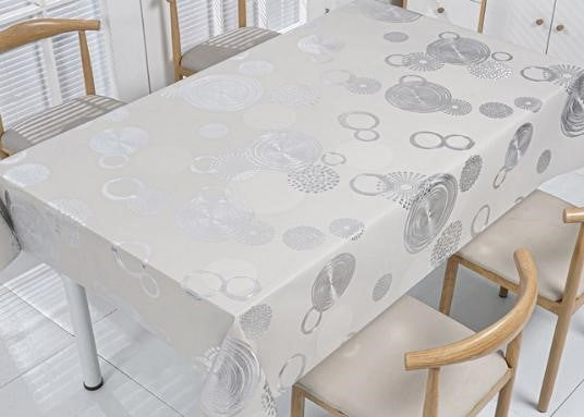 Patterned Plastic Tablecloth