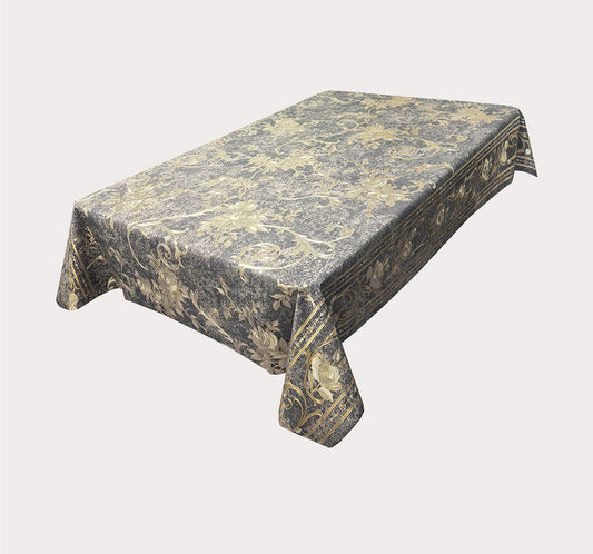 Patterned Plastic Tablecloth- D86