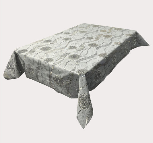 Patterned Plastic Tablecloth- D91