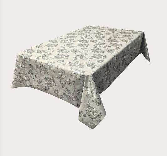 Patterned Plastic Tablecloth- D97