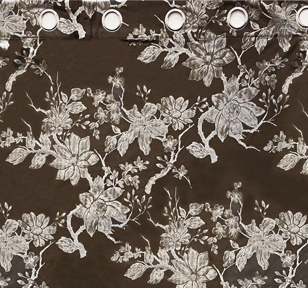 Liv Velvet Foil Printed Curtain 90