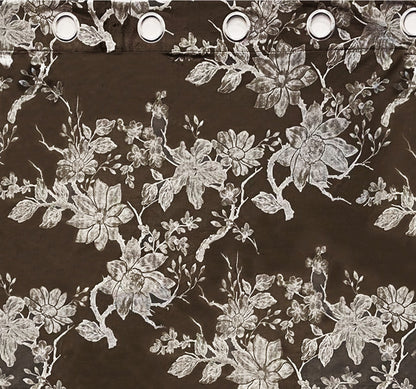 Liv Velvet Foil Printed Curtain 90