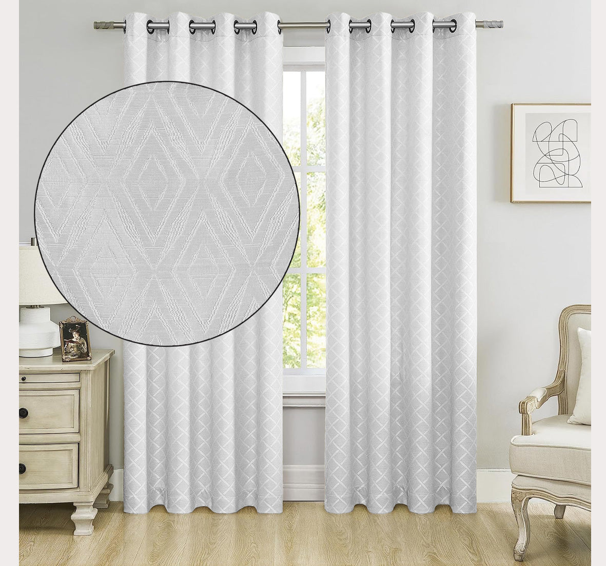 Lynda Jacquard Curtain