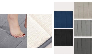 Adele 1PC Memory Foam Bath Mat