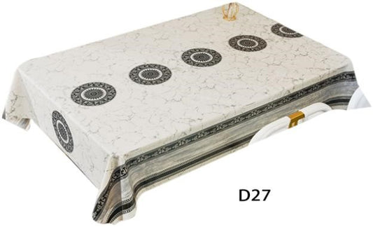 Patterned Plastic Tablecloth